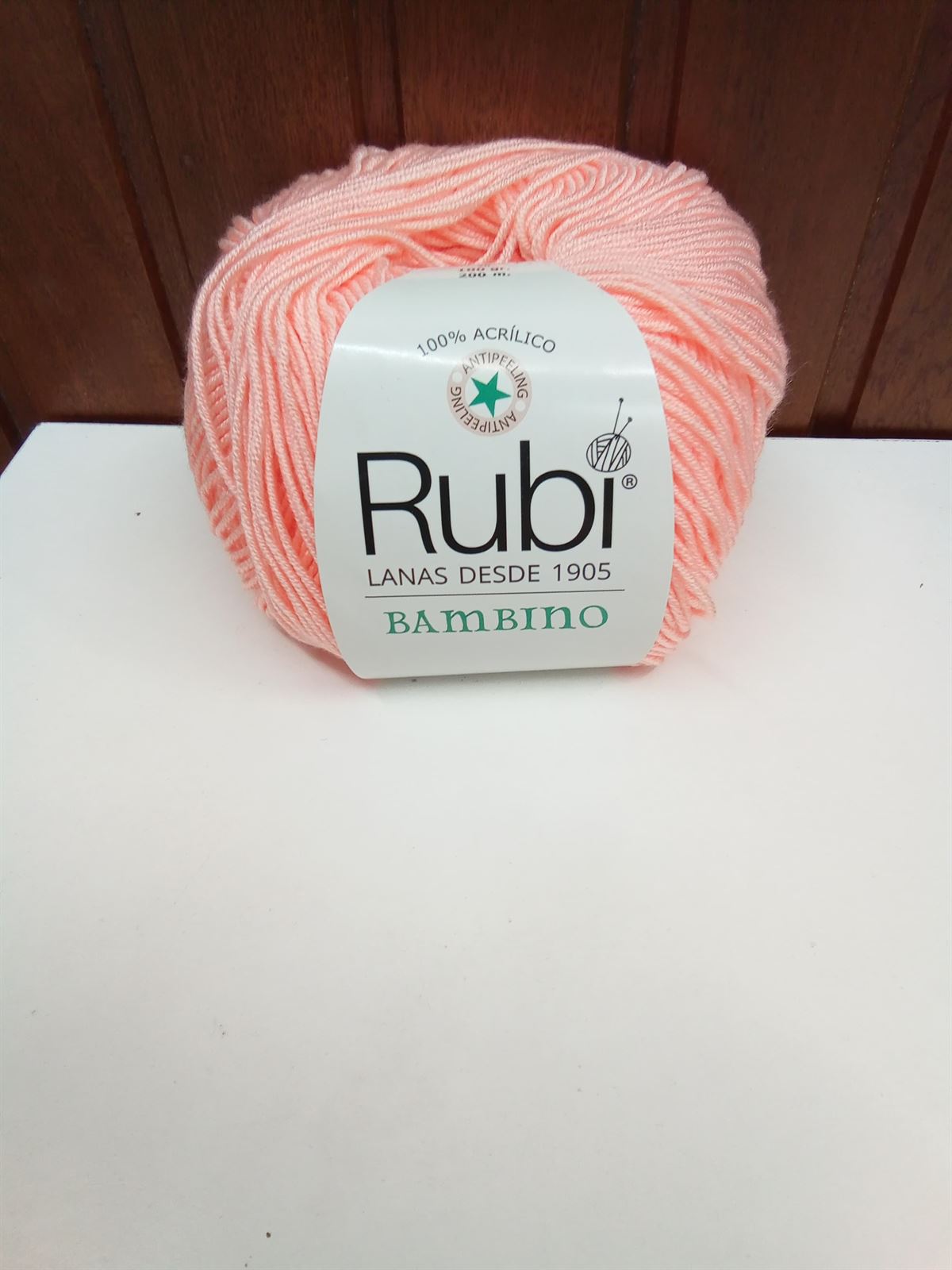 Rubí bambino color salmón - Imagen 1