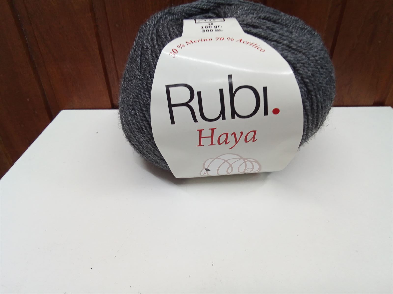 Rubí haya color gris - Imagen 1