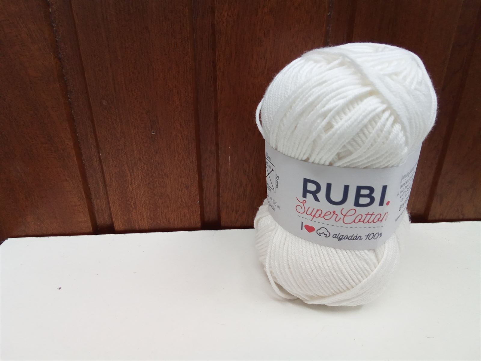 Rubí super cotton color blanco - Imagen 1