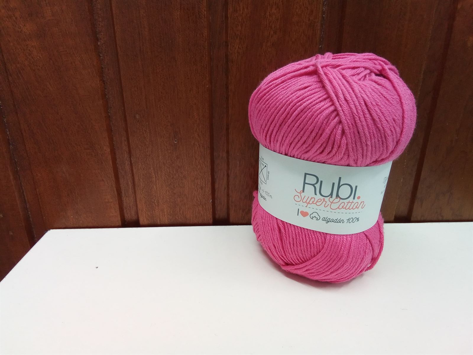 Rubí super cotton color fucsia - Imagen 1