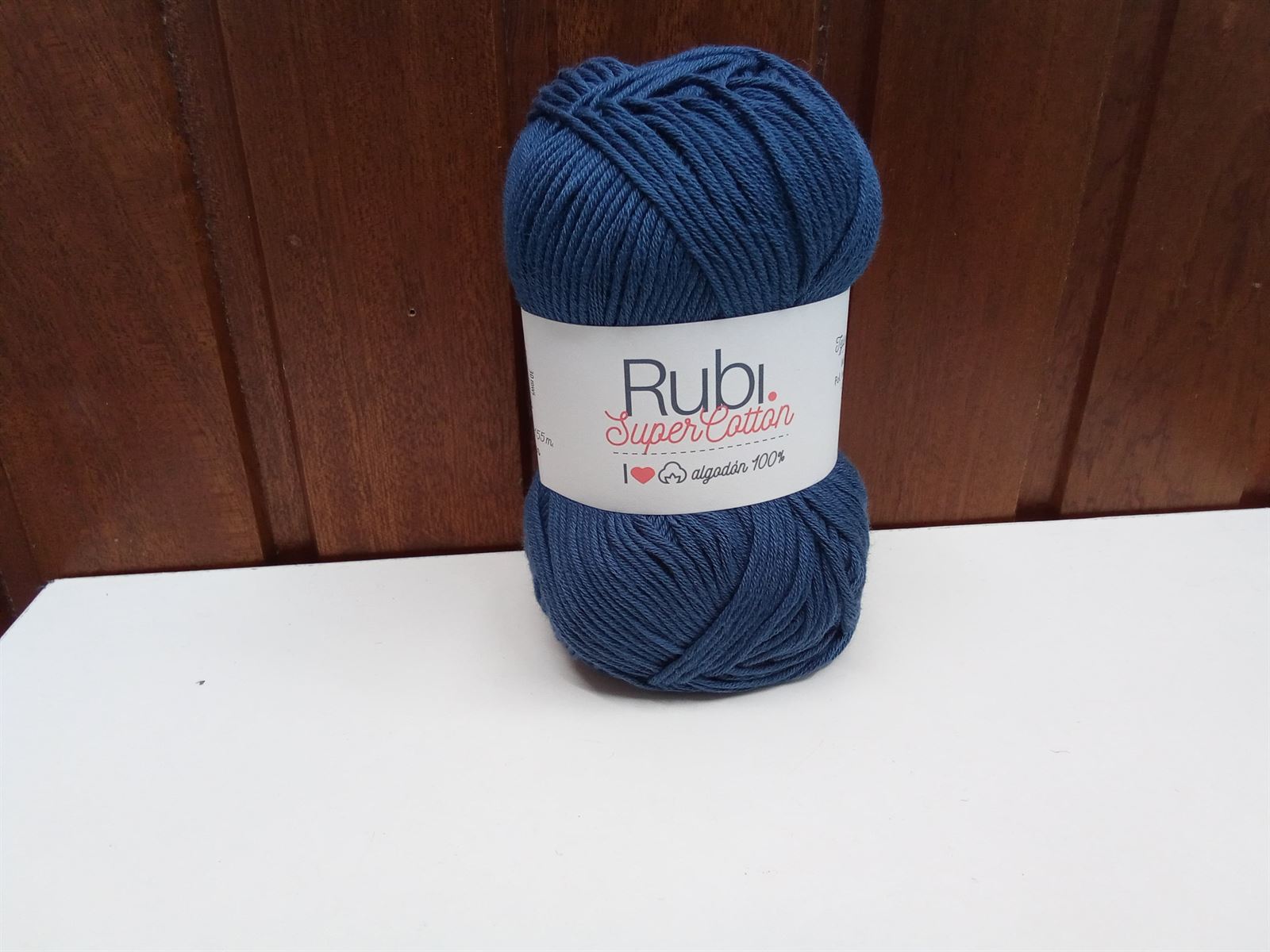 Rubí super cotton color marino - Imagen 1