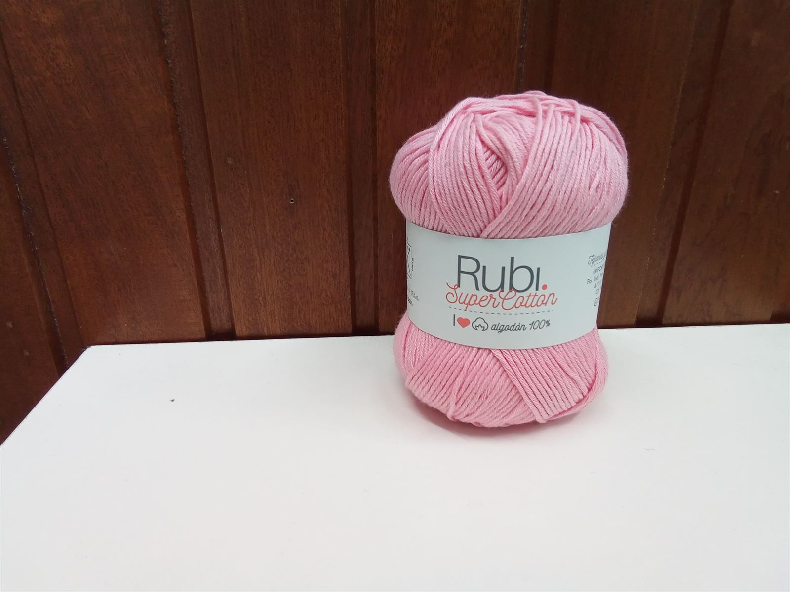 Rubí super cotton color rosa - Imagen 1